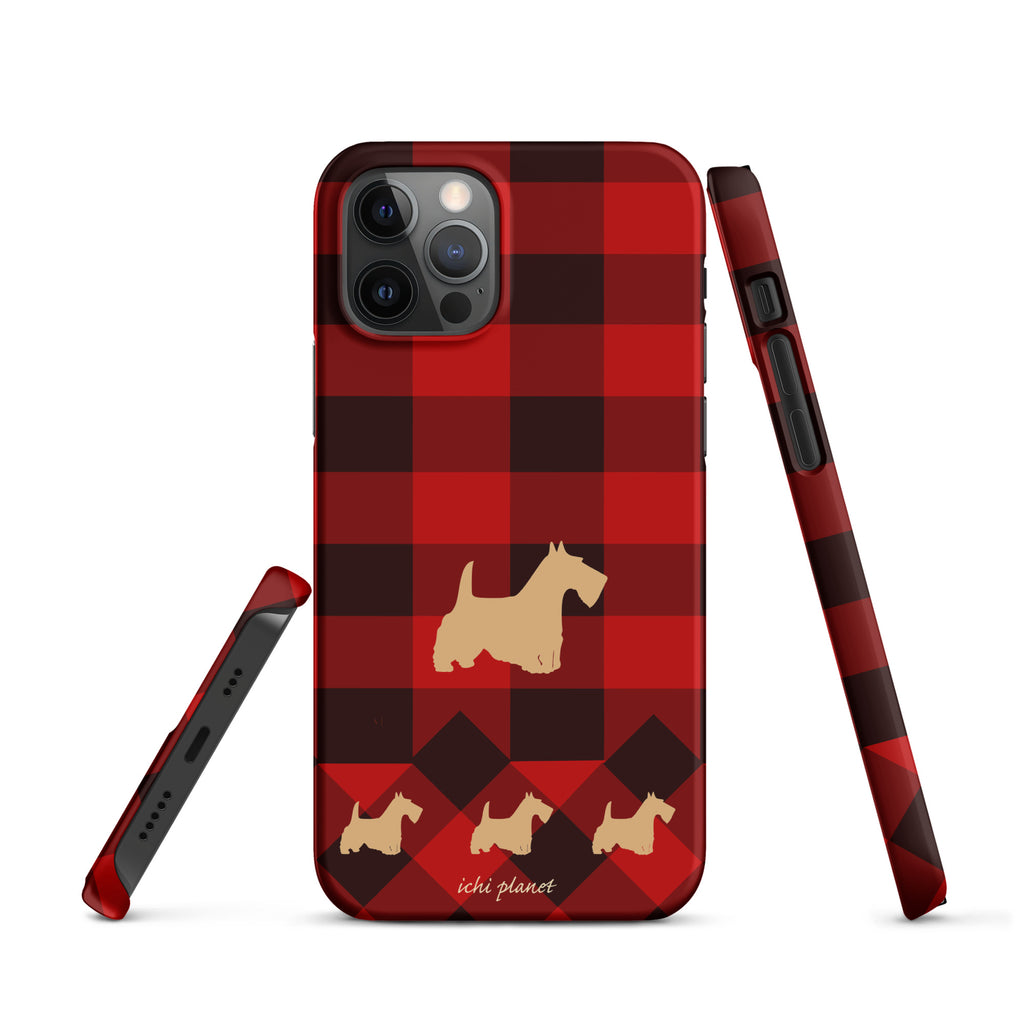 Plaid & Scottish Terrier iPhone® Snap Case