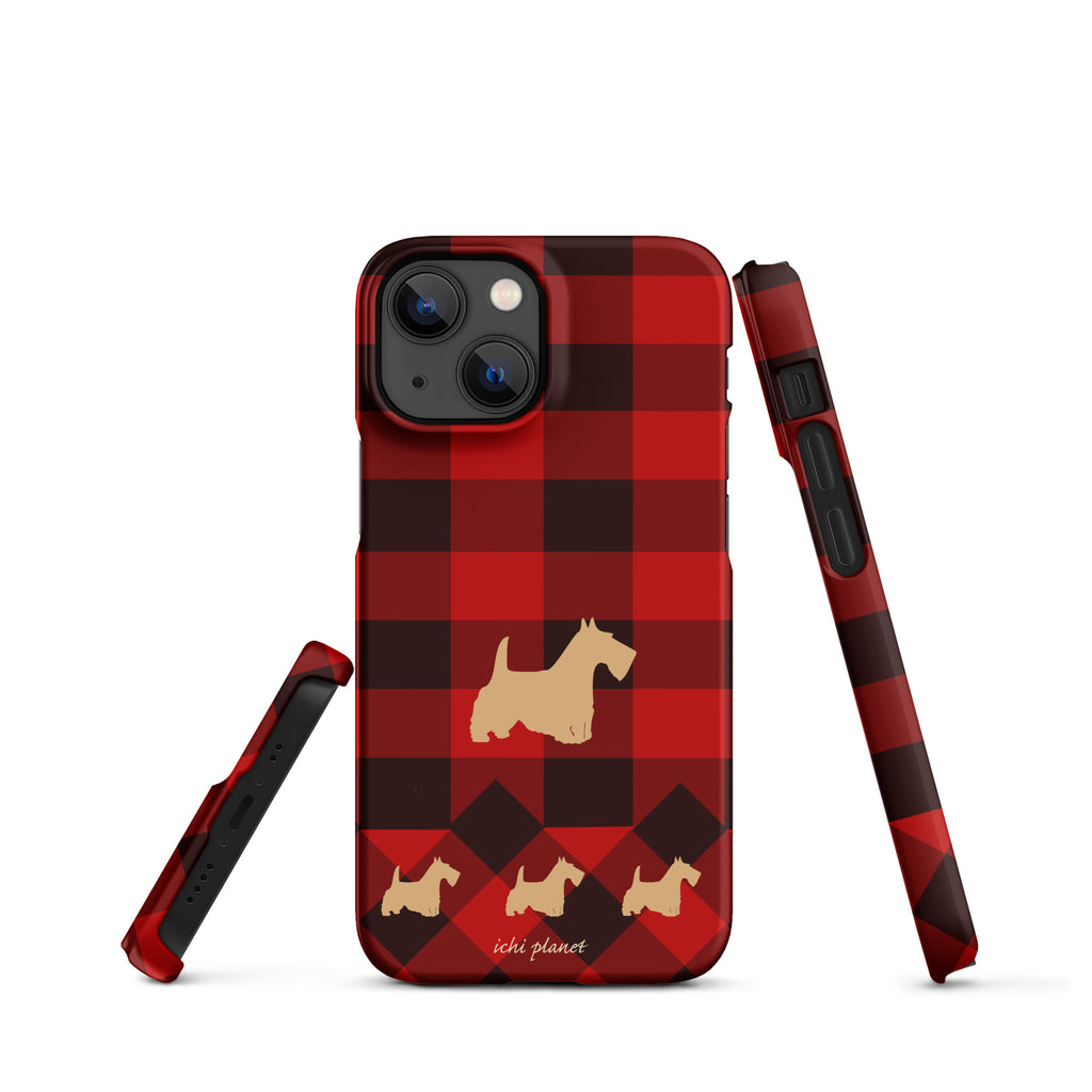 Plaid & Scottish Terrier iPhone® Snap Case