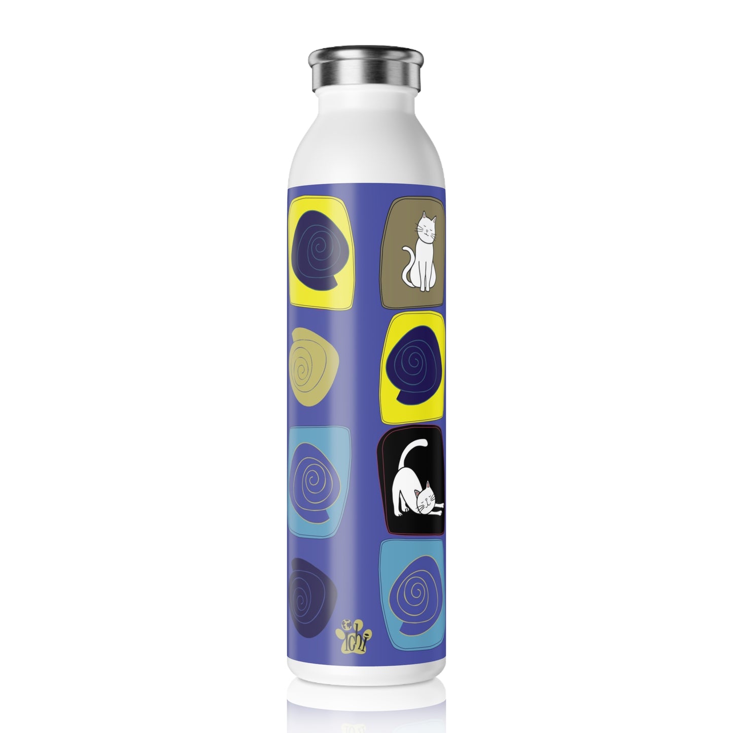 Kitty Cats Modern Art Water Bottle